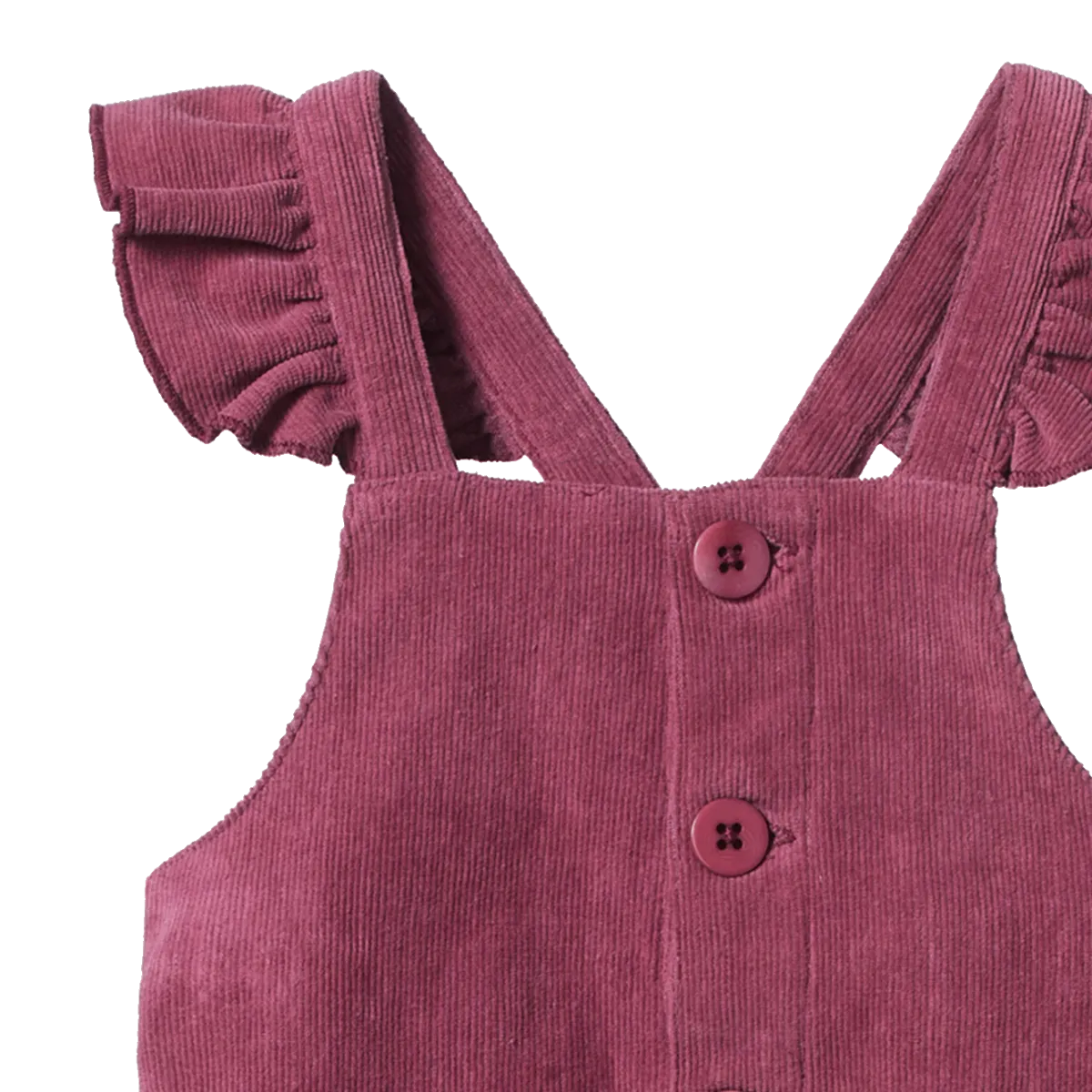 Nature Baby Orchard Cord Overall - Rhubard