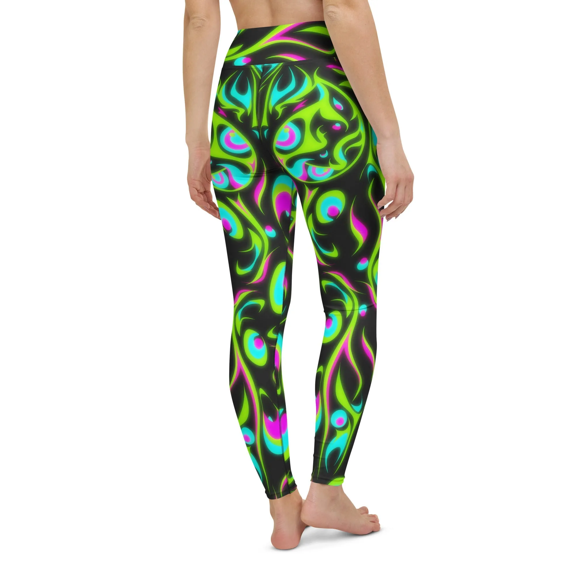 Neon Frenzy Yoga Leggings