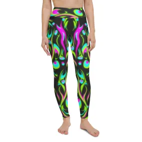 Neon Frenzy Yoga Leggings