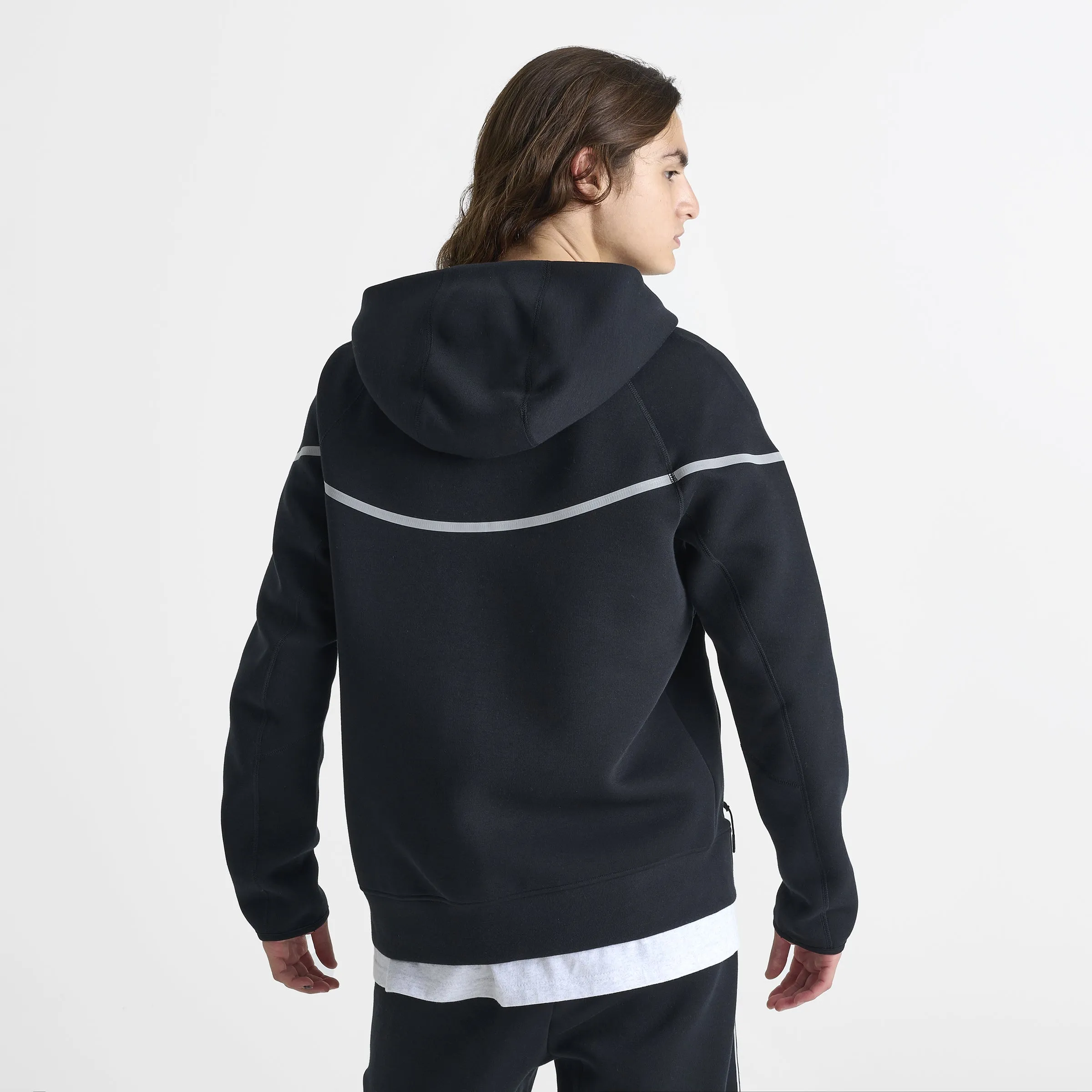 Nike Sportswear Tech Fleece Full-Zip Windrunner Black / Bemis Silver