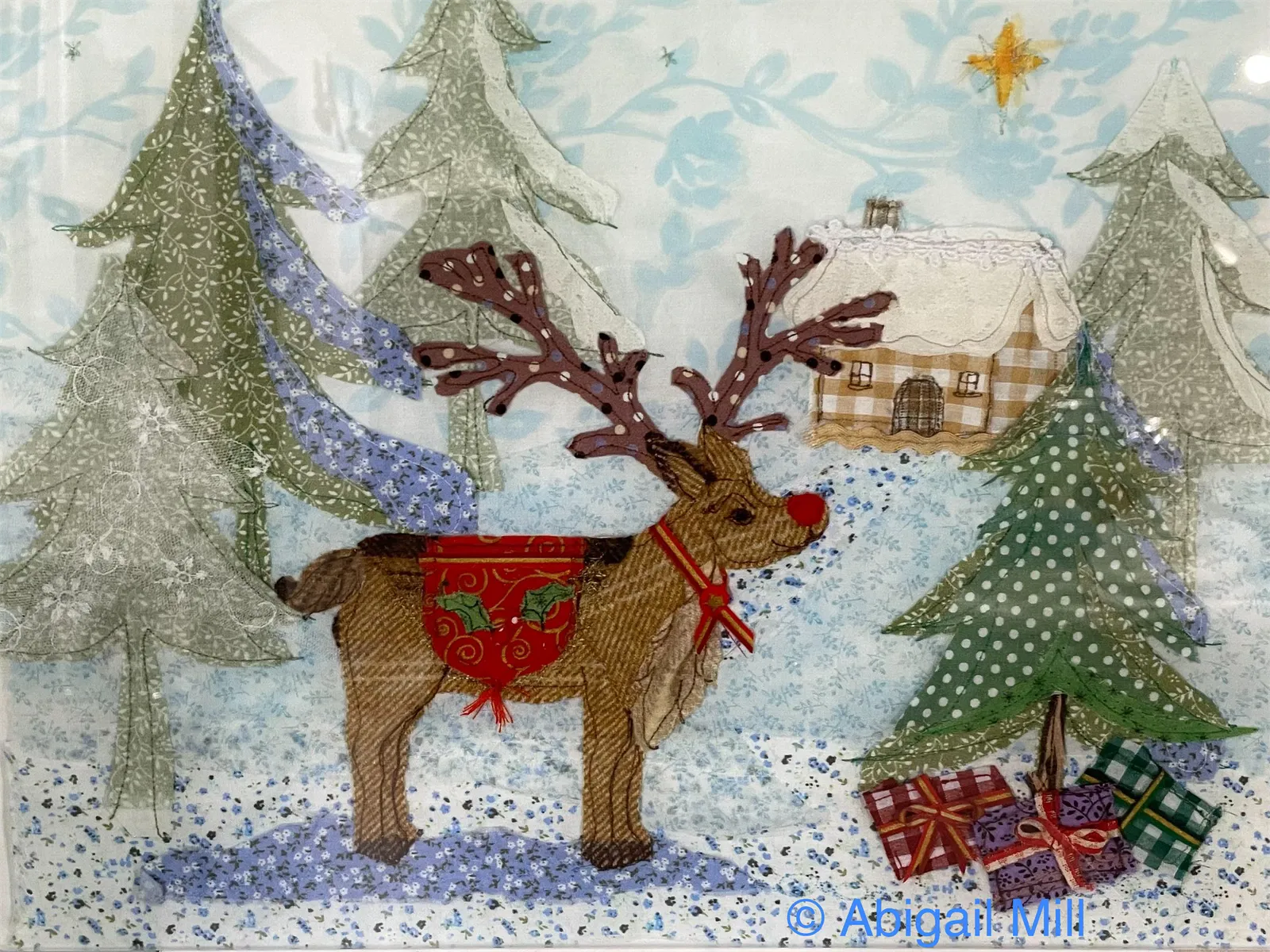 Nordic Reindeer Glass Worktop Surface Protector