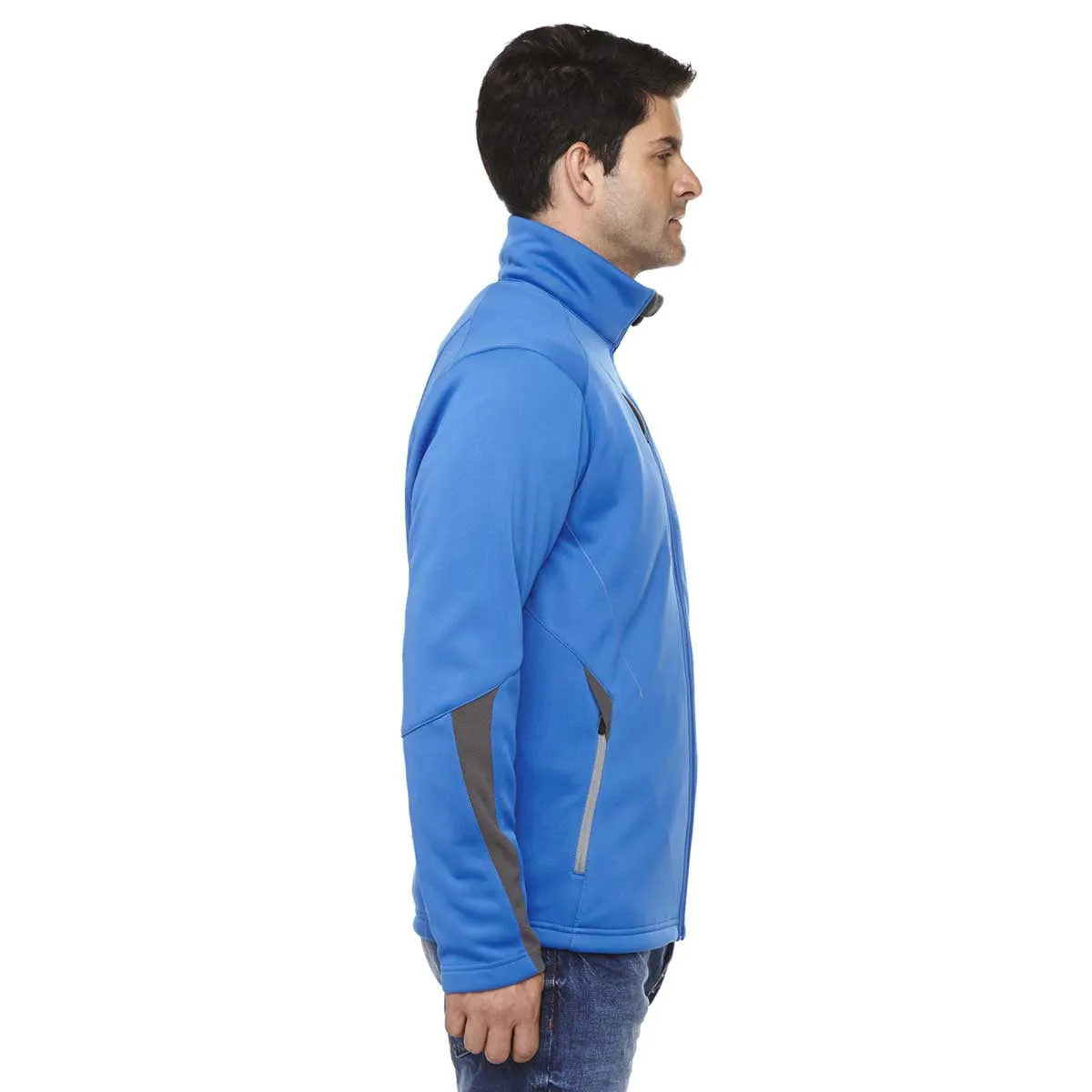 North End Men's Olympic Blue Escape Bonded Fleece Jacket