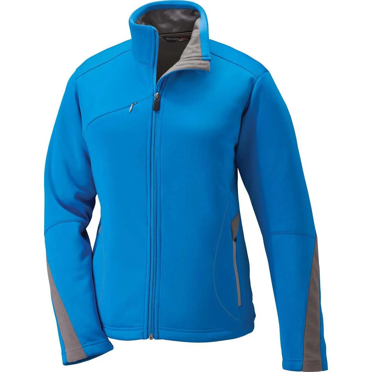 North End Women's Olympic Blue Escape Bonded Fleece Jacket