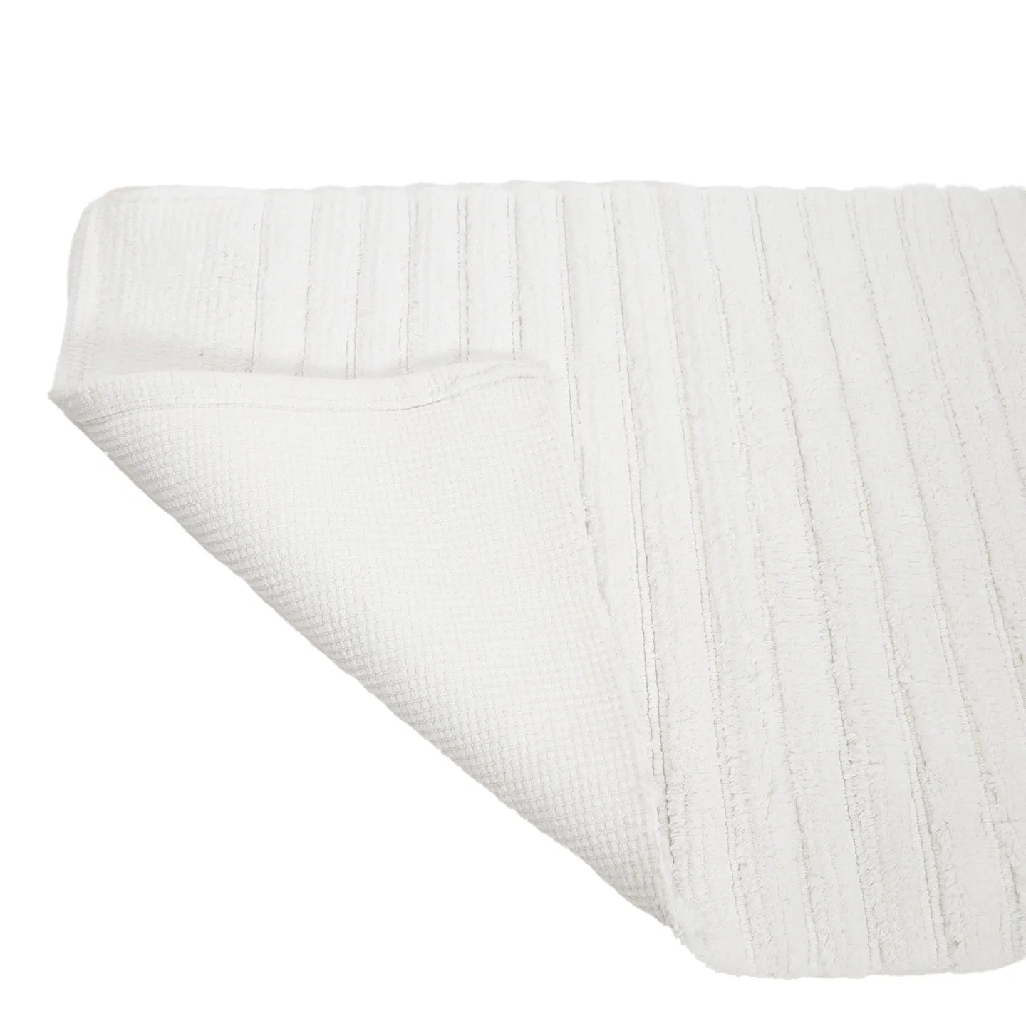 Organic Cotton Bath Mats / White