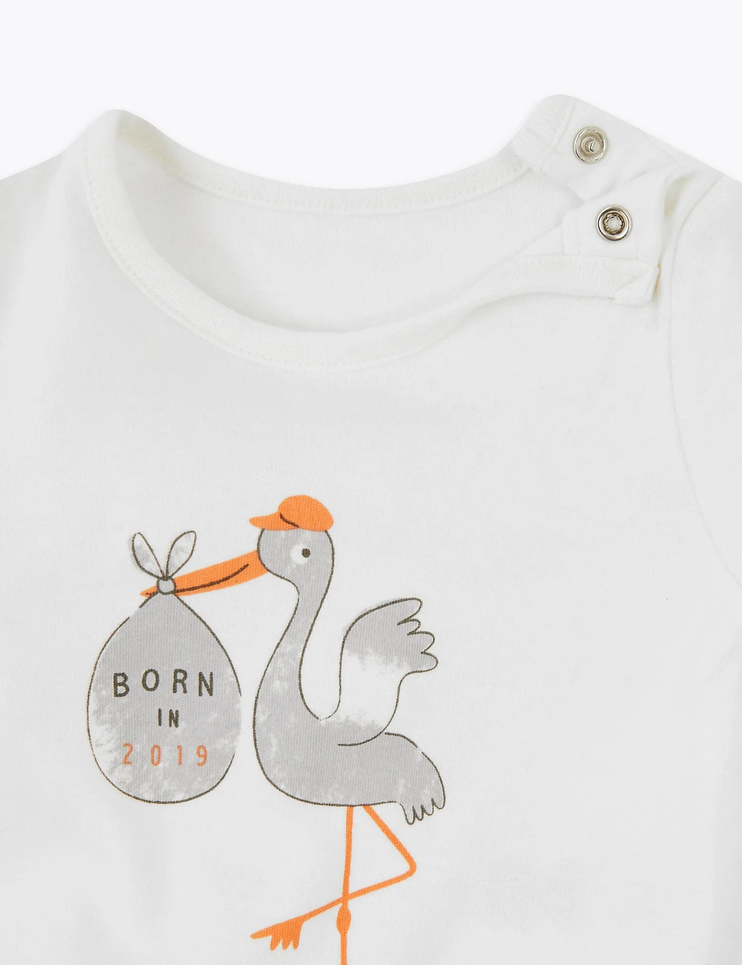 Organic Pure Cotton Born In 2019 Sleepsuit