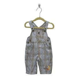 Overall Romper / Plaid   Classic Pooh