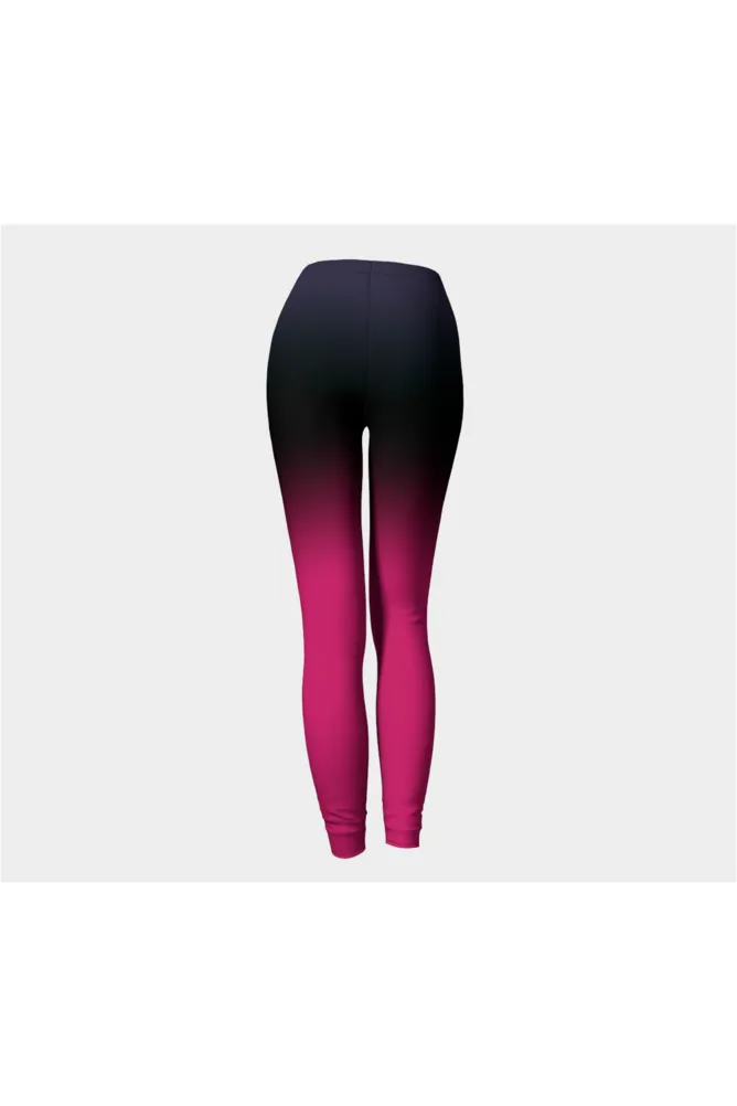 Peacock Pink Gradient Leggings