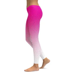 Pink Halftone Leggings