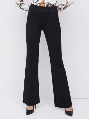 Pull-On High-Rise Flare Ponte Pant - Superflex