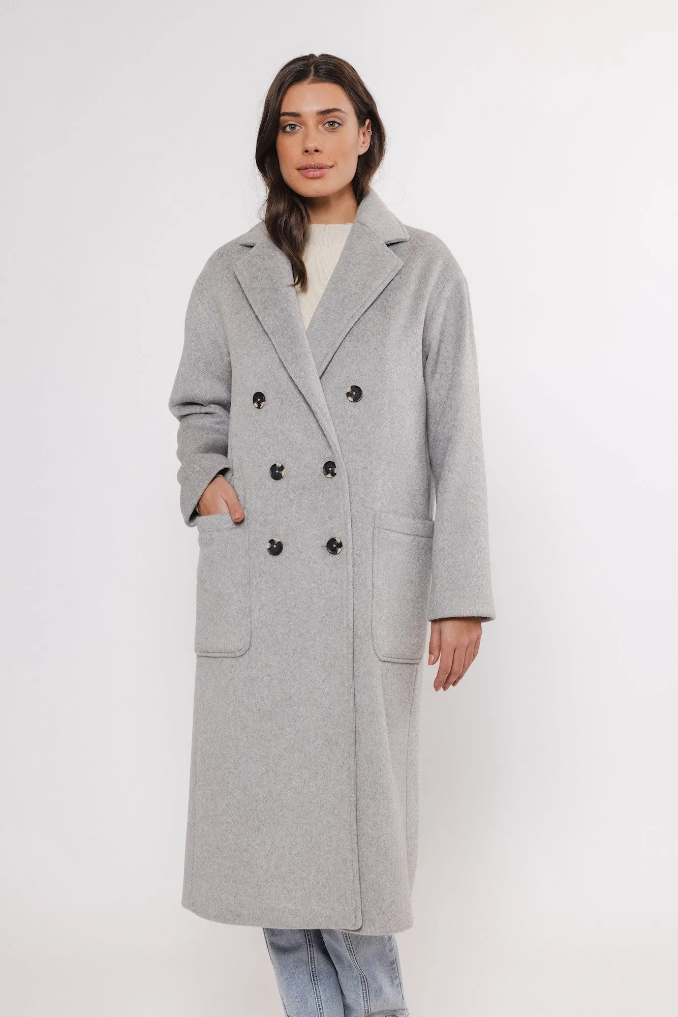 RINO & PELLE TEUNI LONG DOUBLE BREASTED COAT