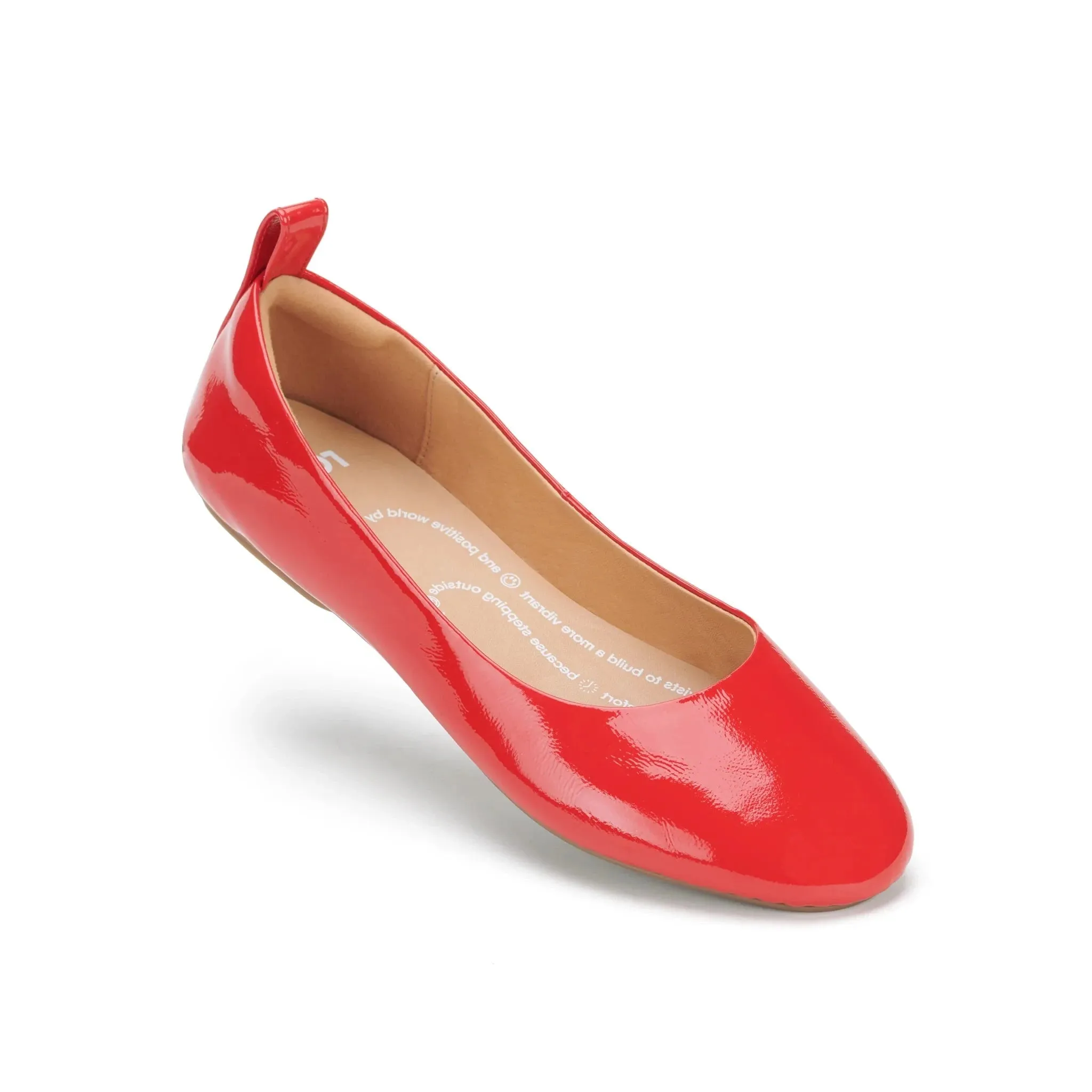 Rollie Ballet - Red Patent