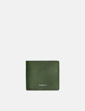 Sandqvist Manfred Wallet (Leather) - Green