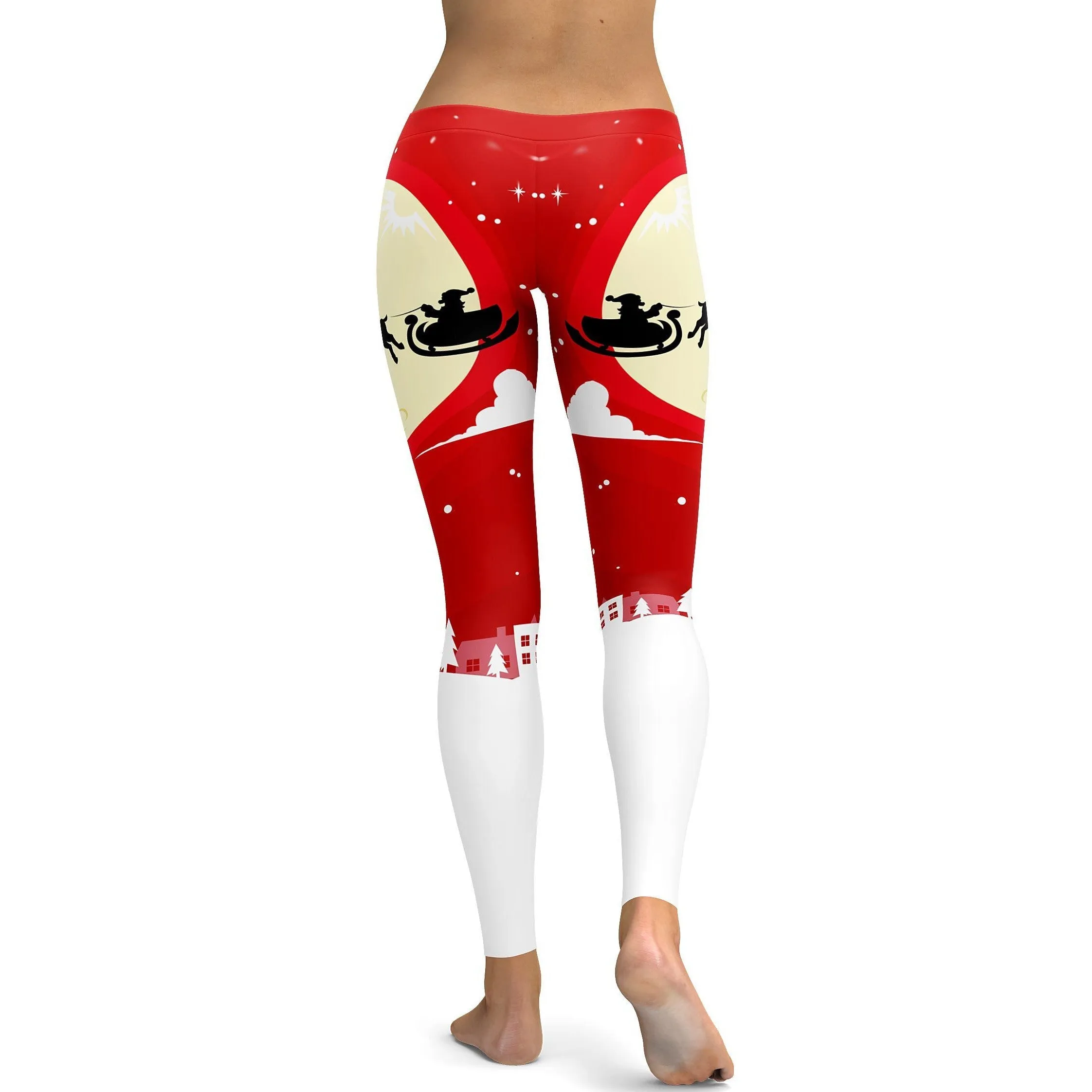 Santa in the Sky Leggings