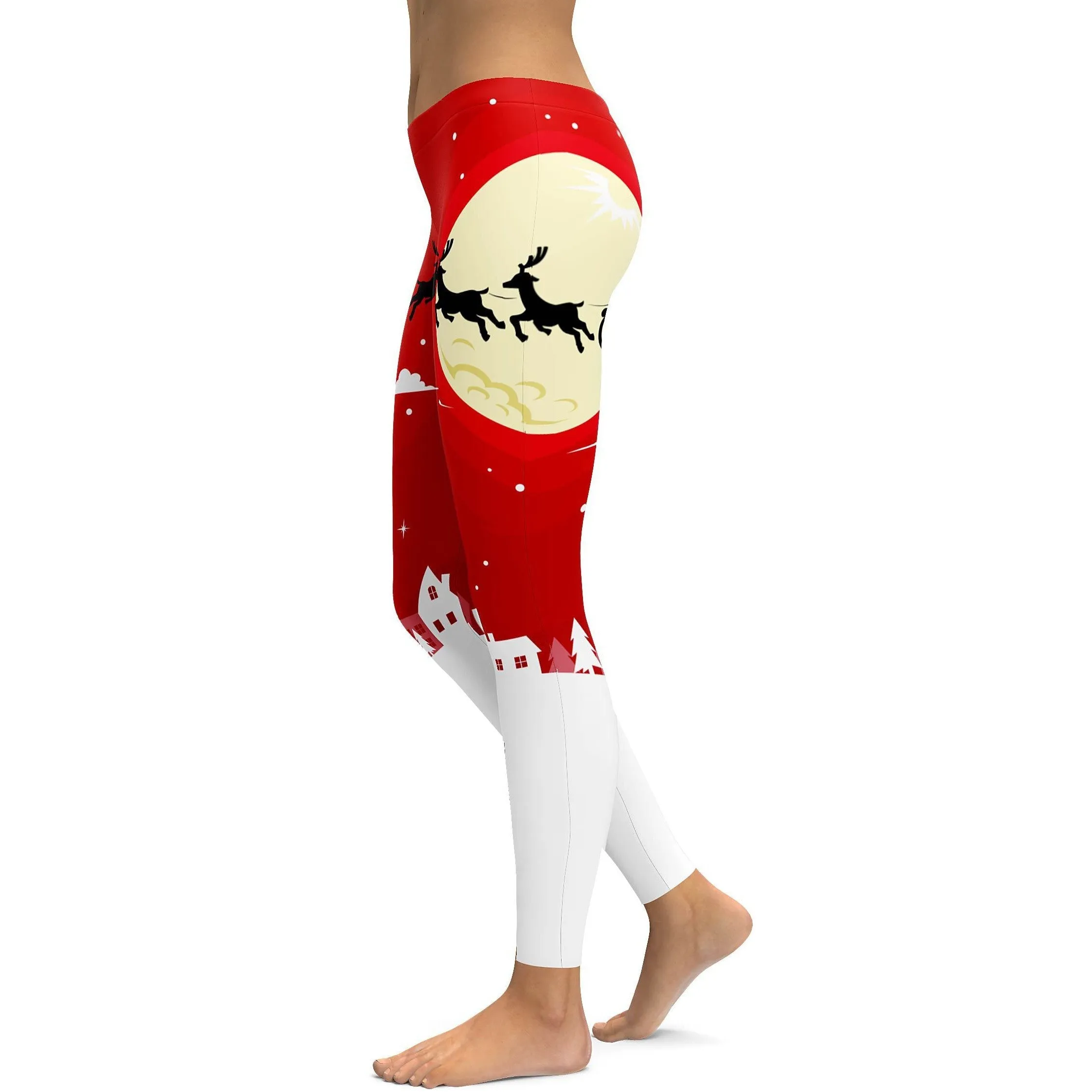 Santa in the Sky Leggings