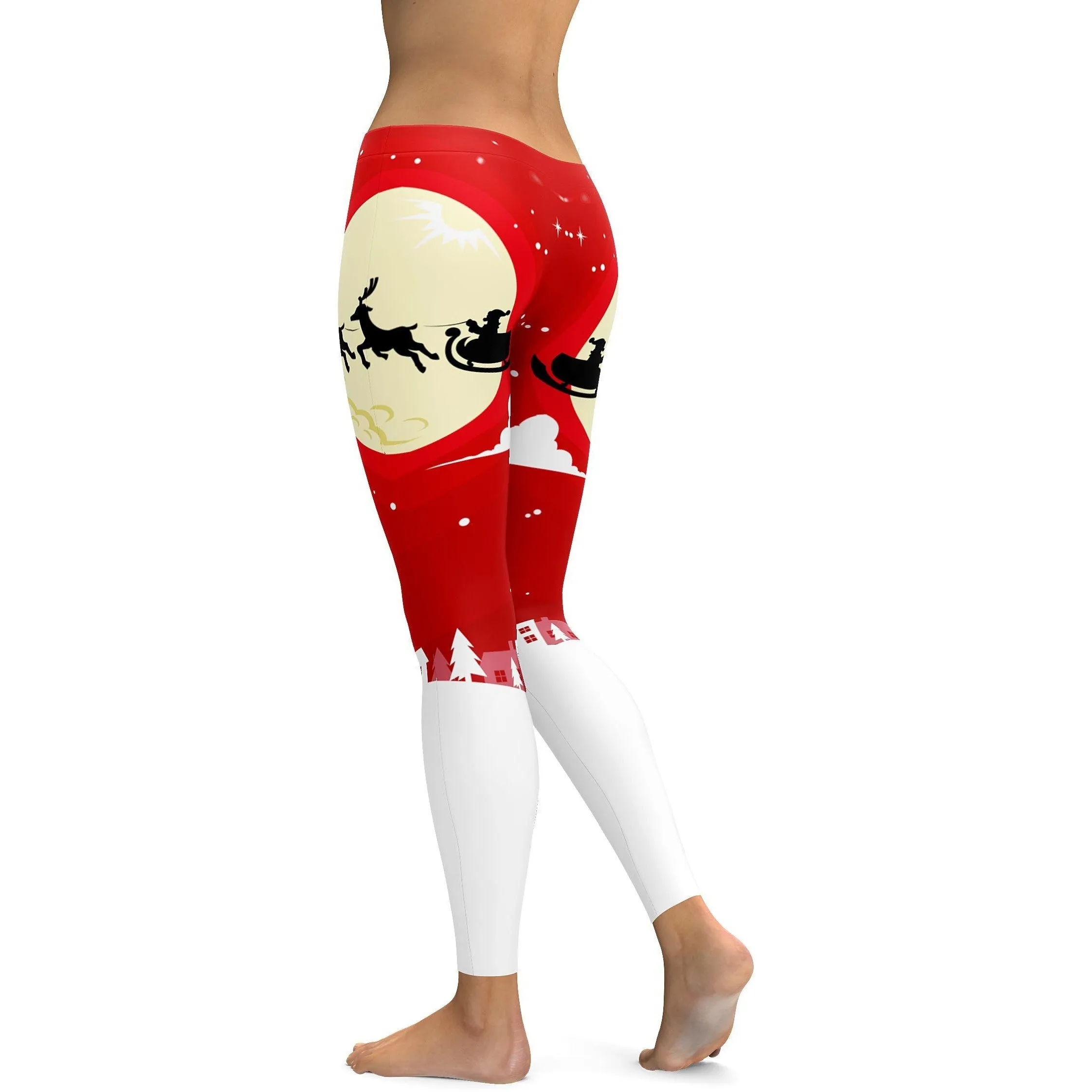 Santa in the Sky Leggings