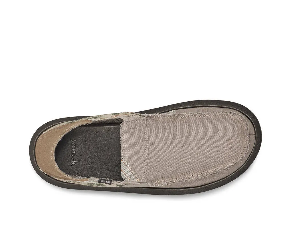 Sanuk Mens Sidewalk Surfer ST Grunge Teddy Vetiver