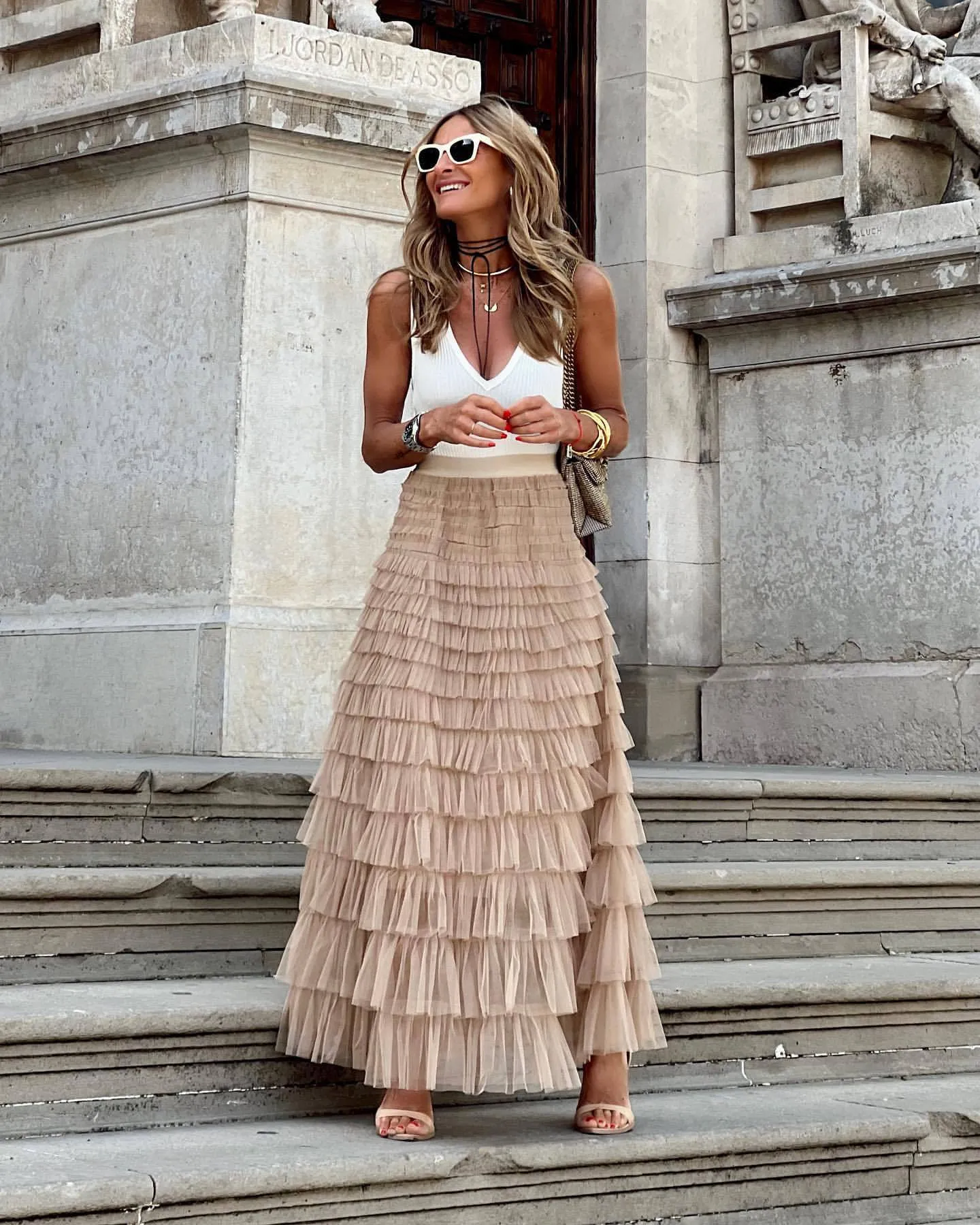 Sarah || Layered Ruffles Cake Skirt