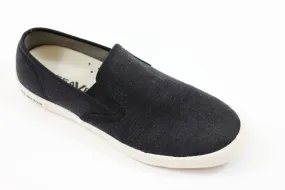 Seavees Men's Baja Slip On - Black Linen