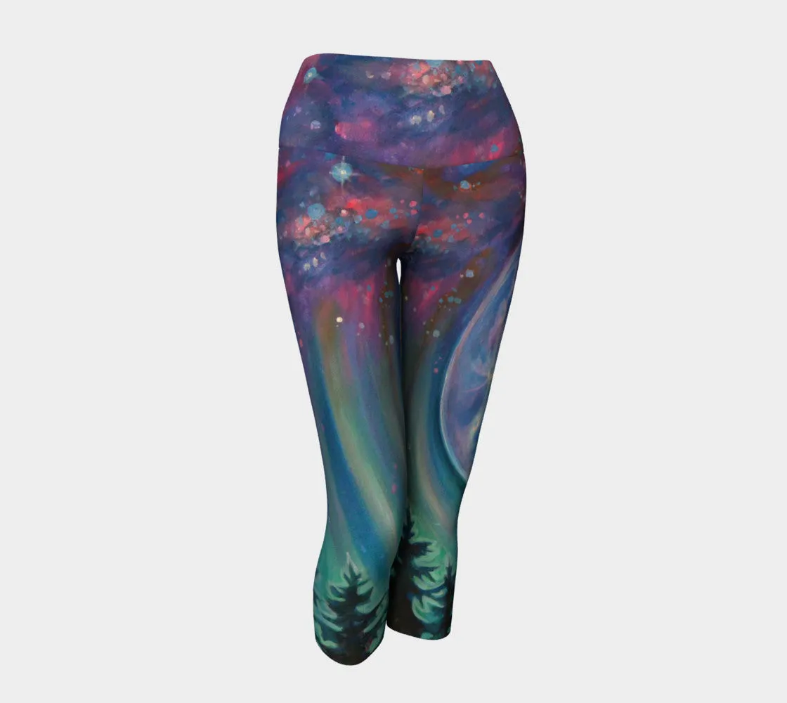 Sing to the Moon NES WildART Yoga Capris