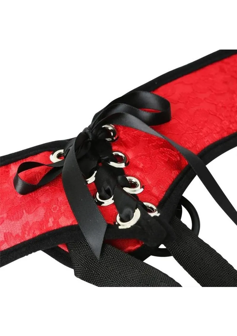 Sportsheets Sunrice Lace Corsette Strap-On Adjustable Harness