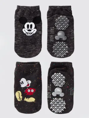 Tavi Disney Kids Grip 2 Pack Socks - Mickey