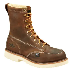 THOROGOOD MEN'S AMERICAN HERITAGE 8″ TRAIL CRAZYHORSE SAFETY TOE MOC TOE MAXWEAR90 #804-4378