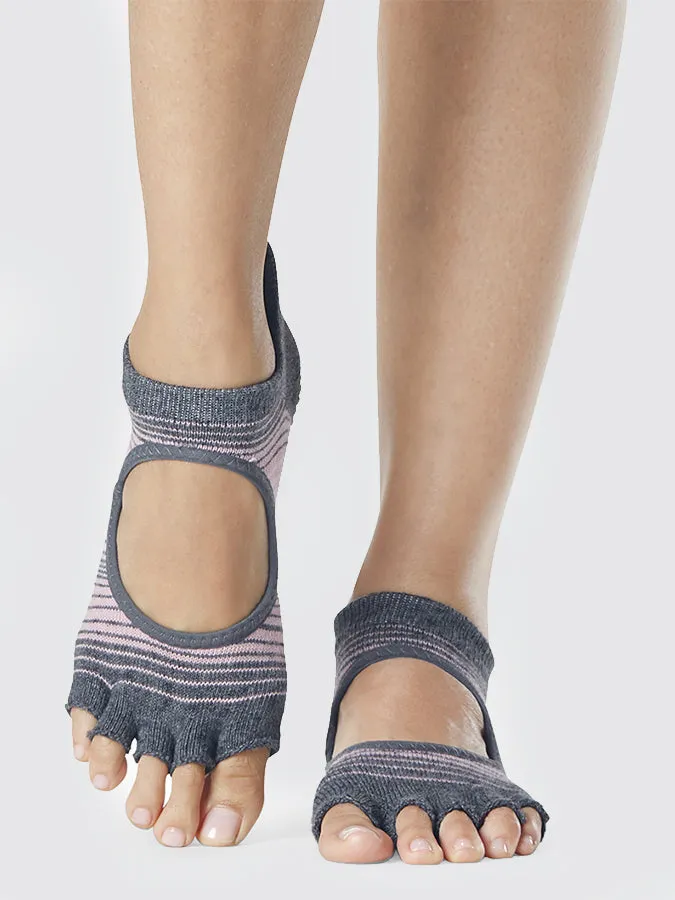 ToeSox Half Toe Bellarina Women's Yoga Grip Socks