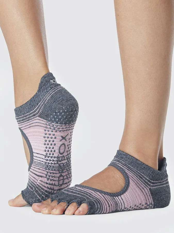 ToeSox Half Toe Bellarina Women's Yoga Grip Socks