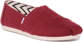 Toms Alpargata In Cherry For Women