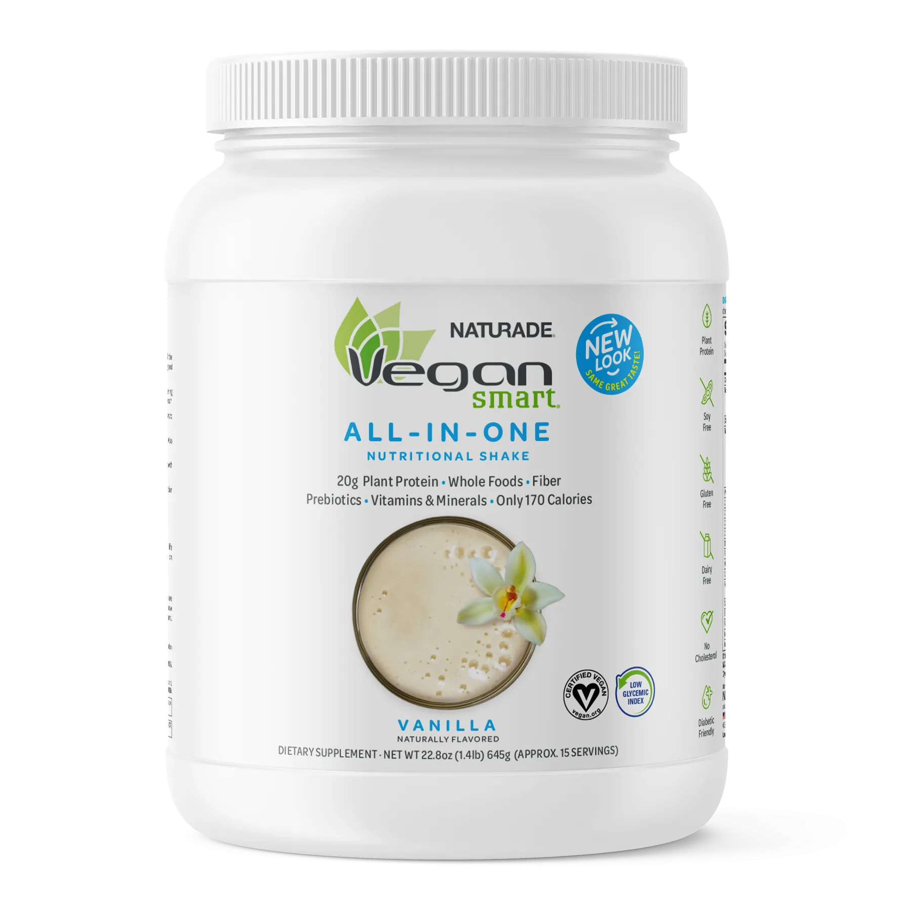 VeganSmart All-In-One Nutritional Shake - Vanilla (15 Servings)