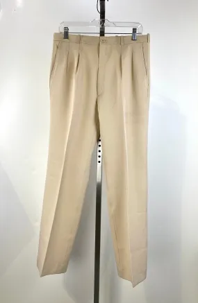 Vintage 1970s Deadstock Flared Levi's Trousers, Men's Beige Slacks, NOS