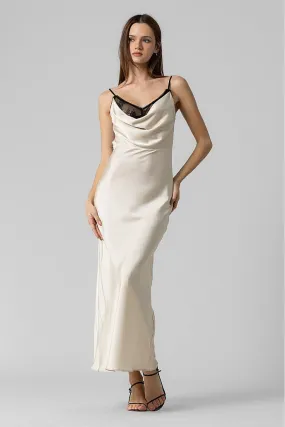 ViV Satin Maxi Dress