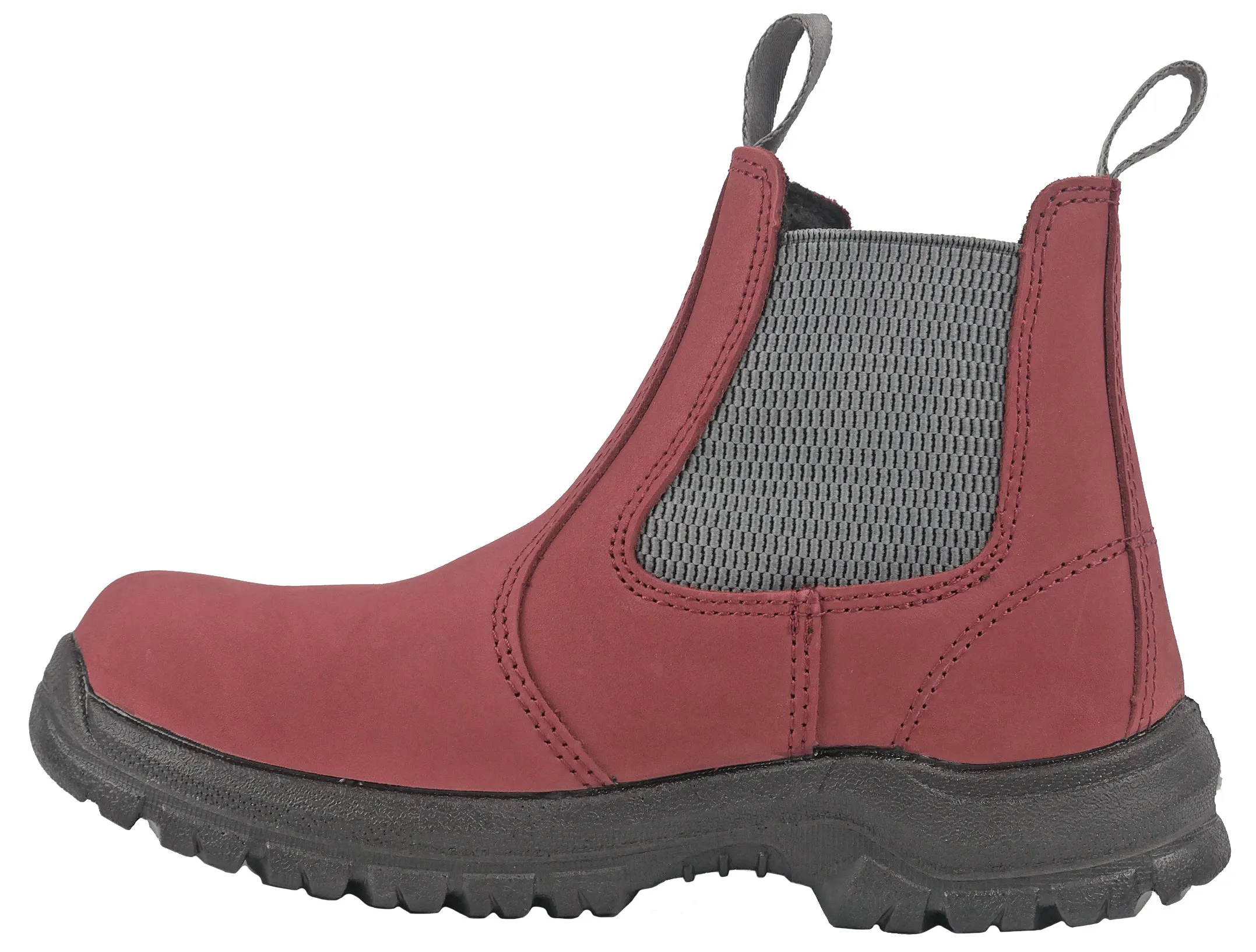 Women's Moxie Angelina Red, EH, PR, SR, Pull On Composite Toe Boot